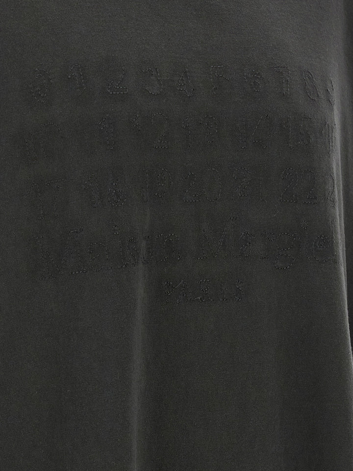 Maison Margiela Logo T shirt - Nero | 45d76cf163b621f177d15b0950b55d77b389d692