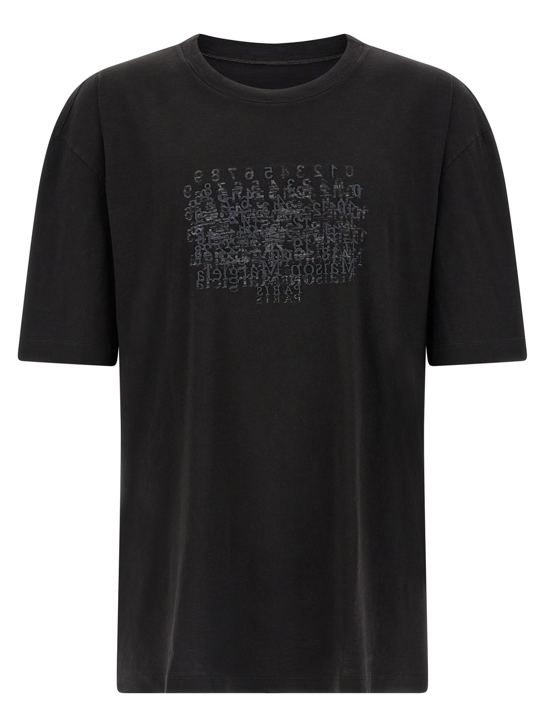 Maison Margiela Numerical T shirt - Nero | ed9577d144ae32ca2259498bc1f1c2777df34b85