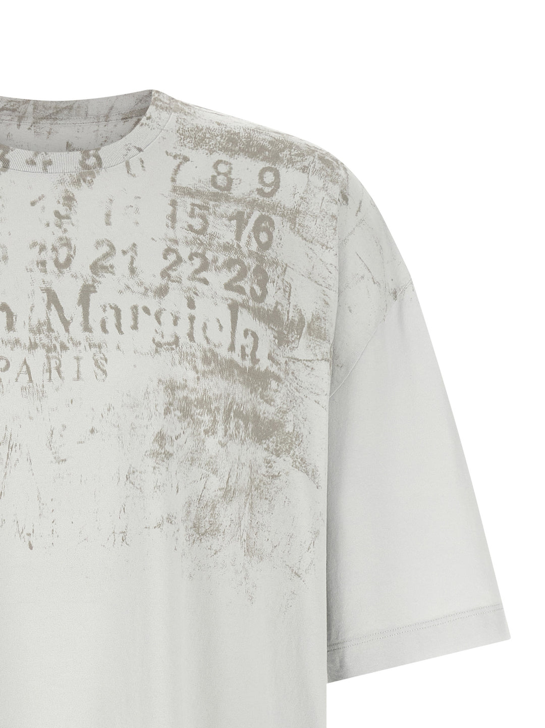 Maison Margiela Numeric T shirt - Grigio | fecc2b275e246fff081efac869d9d22ab1b23c19