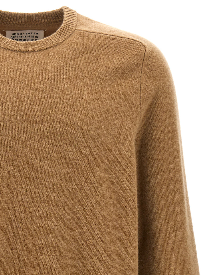 Maison Margiela Wool Sweater Maglioni - Beige | 79e83dc36567e3239e0b2af694f66580cb21b56d