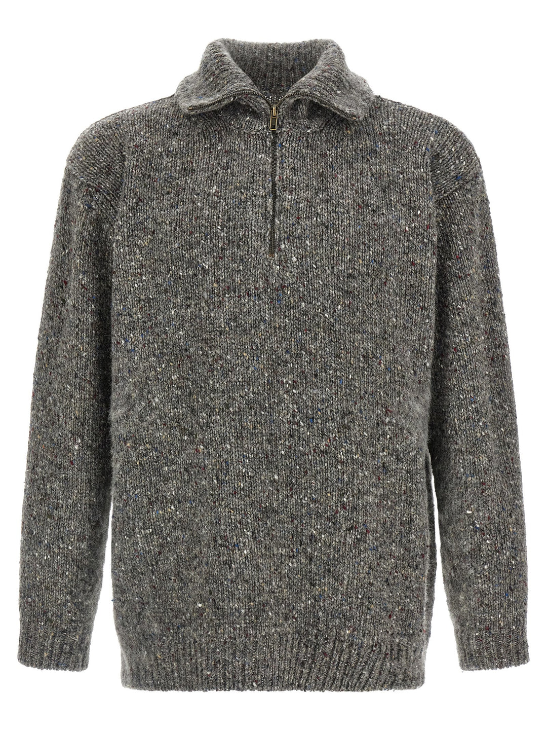 Maison Margiela Half-Zip Sweater Maglioni - Grigio | 929b05fa6ebb2875a47555a3d6c69b288f04a083