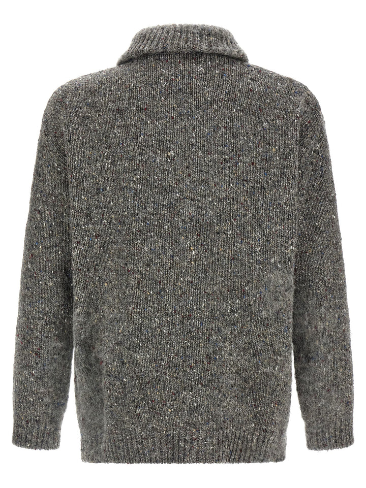 Maison Margiela Half-Zip Sweater Maglioni - Grigio | fc1273b540a293621d0ceefa6040adbc5137b5fc