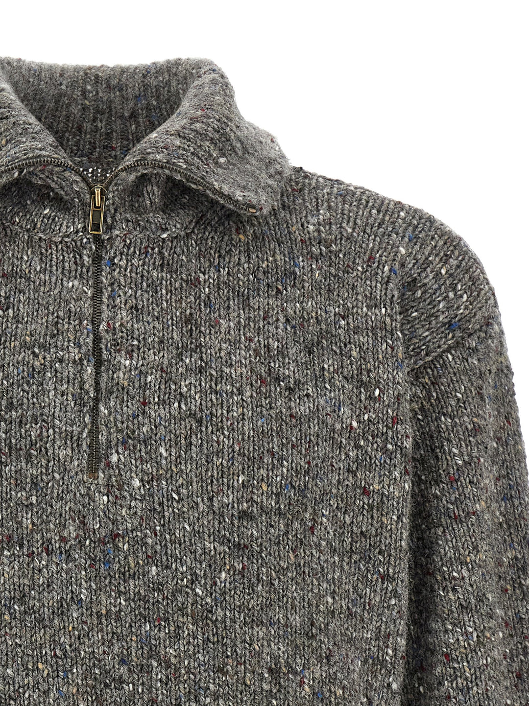 Maison Margiela Half-Zip Sweater Maglioni - Grigio | 0e1e86d8f621667227782a72a23c516a5a8db129