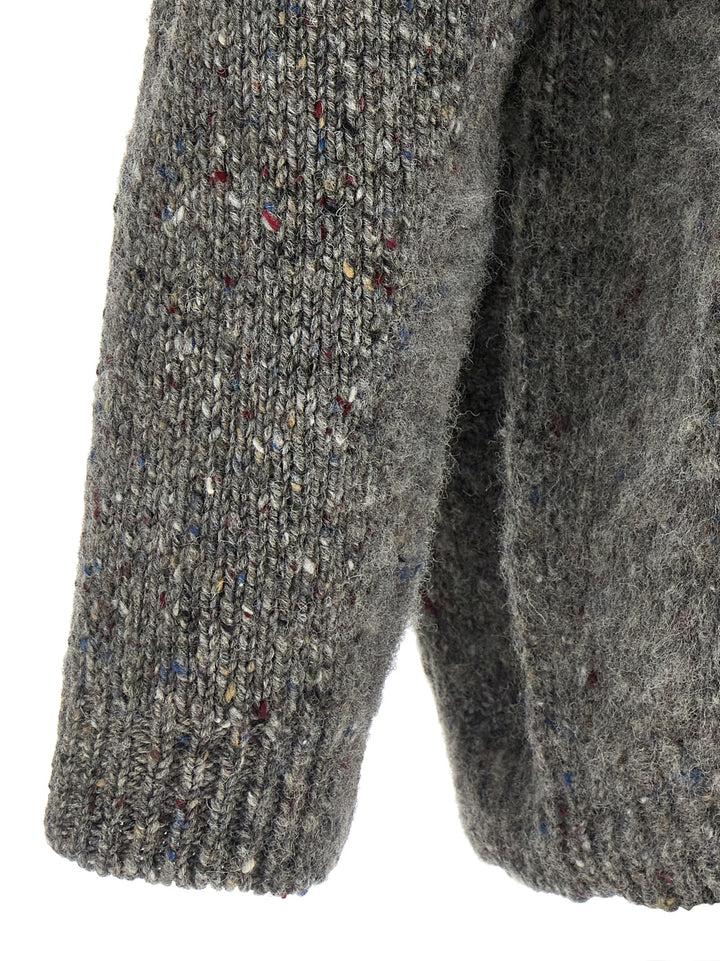Maison Margiela Half-Zip Sweater Maglioni - Grigio | b2f20f9c7399292ca36ea219ec632bac3bcc0c61