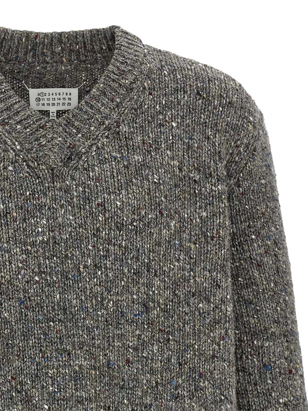 Maison Margiela Wool Sweater Maglioni - Grigio | dbc2feaeac0b806324d51d67185183eacc594a9c