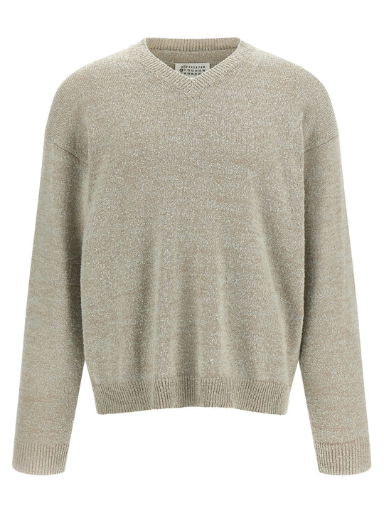 Bouclé Sweater Maglioni Beige
