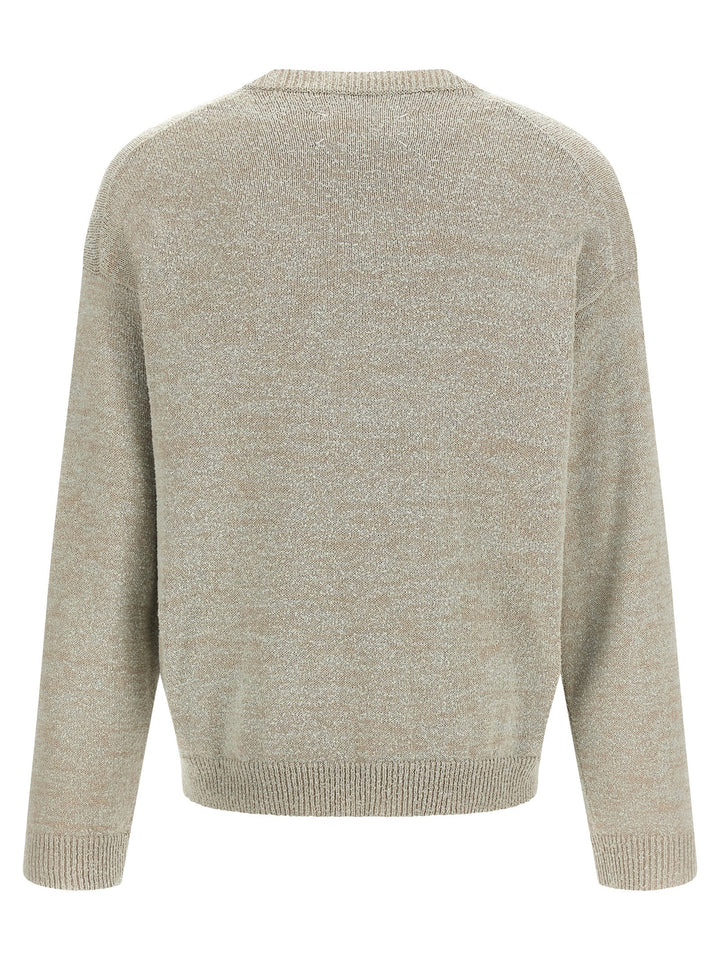 Maison Margiela Bouclé Sweater Maglioni - Beige | 3acceddc5e67f0e816a17cbc03f137a0a65c5aee