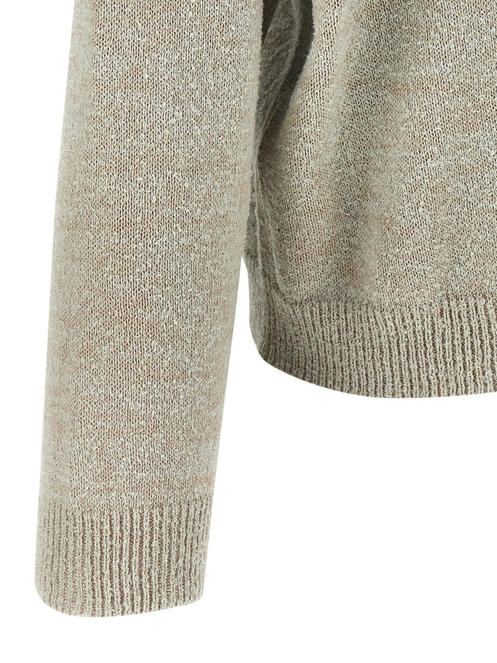 Maison Margiela Bouclé Sweater Maglioni - Beige | b19361a5d23c8353ef509a7f438cf7578b532347