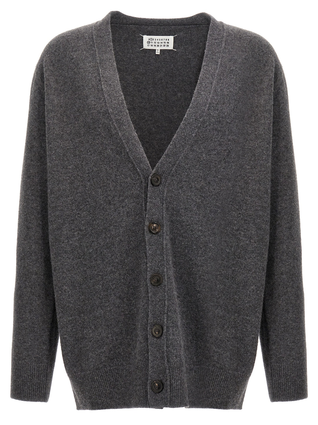 Maison Margiela Wool Cardigan Maglioni - Grigio | 294e84a48c9fddb4d3271c836398357a5a1418f4