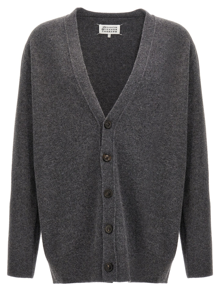 Maison Margiela Wool Cardigan Maglioni - Grigio | 294e84a48c9fddb4d3271c836398357a5a1418f4