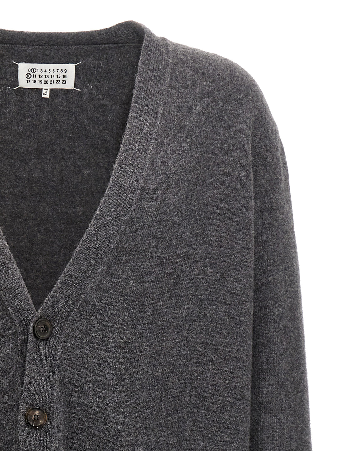 Maison Margiela Wool Cardigan Maglioni - Grigio | 10dcbd79a62e80f906e69c3beb06f4e29c7750a9