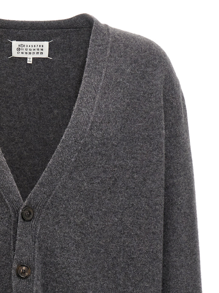 Maison Margiela Wool Cardigan Maglioni - Grigio | 10dcbd79a62e80f906e69c3beb06f4e29c7750a9