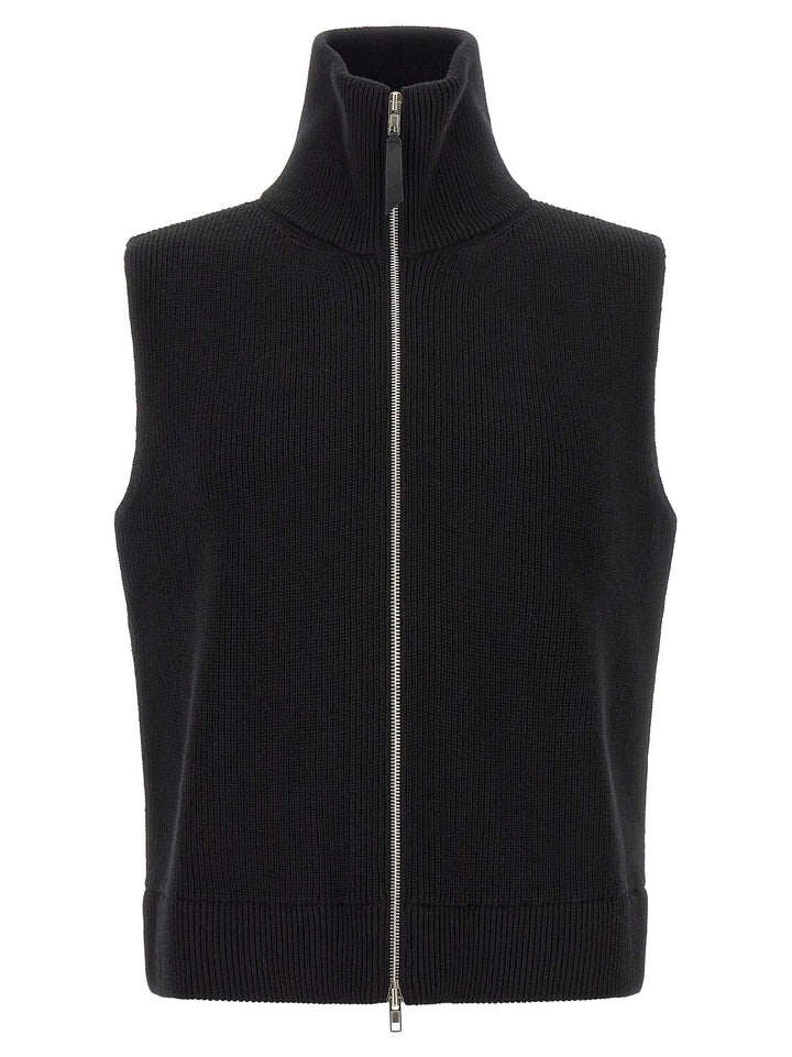 Maison Margiela Camionneur Gilet - Nero | db41d1417a90115351d105df5268c3ec50e9b425