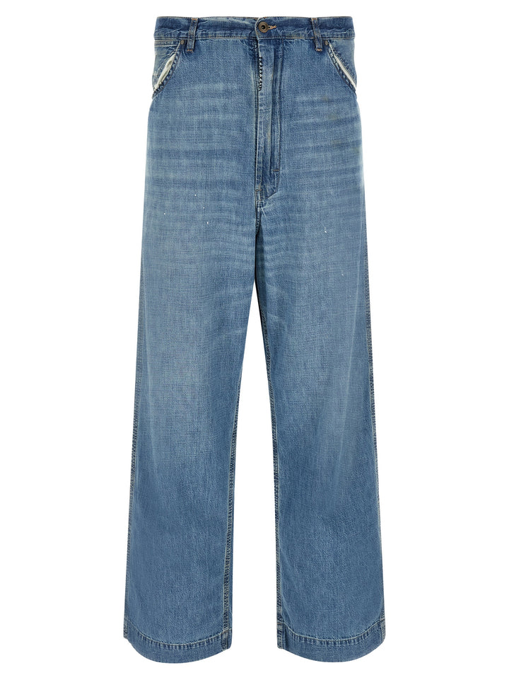 Maison Margiela Four Stitches Jeans - Blu | 60c0759a9ecd4fbd2b9f5271fabb545ddb975b7c