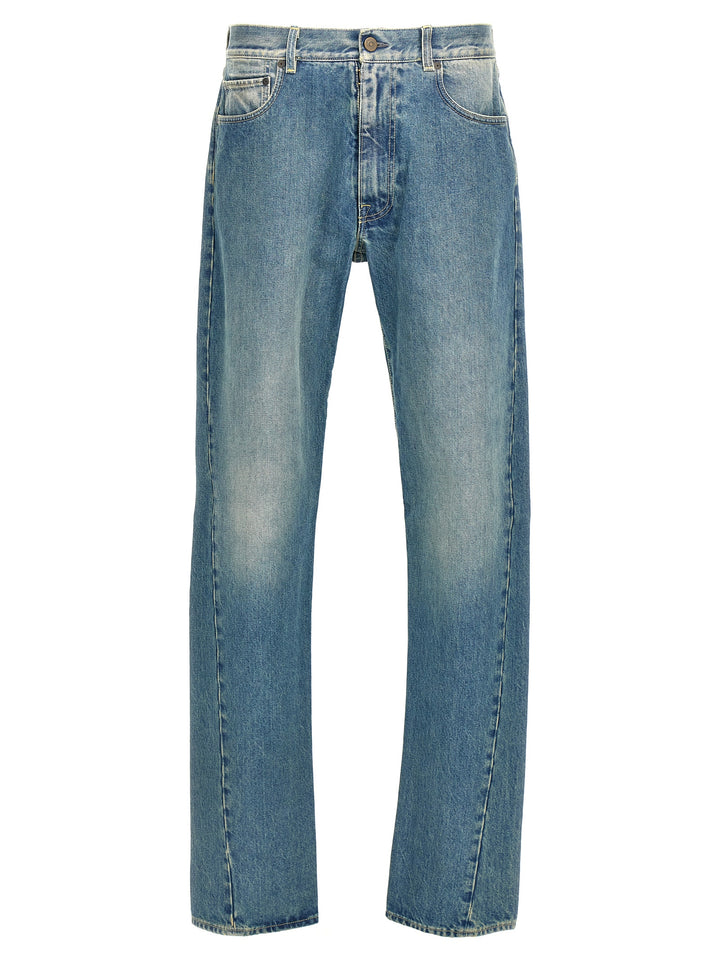 Maison Margiela Washed Denim Jeans - Blu | e323b88566742c1cc8353ae4606b88bb14dbf412