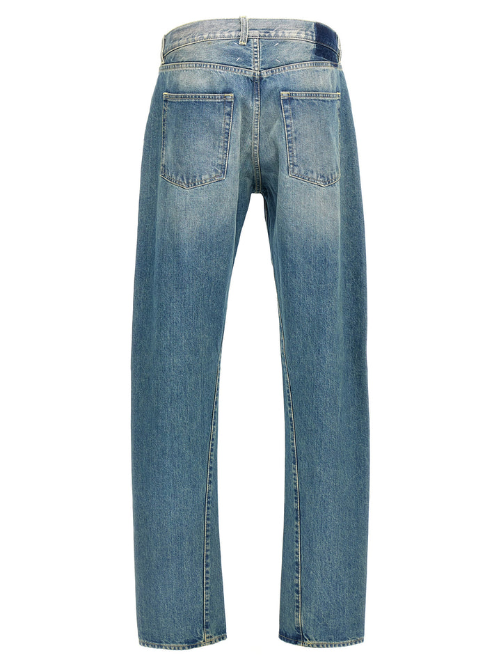 Maison Margiela Washed Denim Jeans - Blu | 8806536060ba3e73a17bc349594ef5184b05791a
