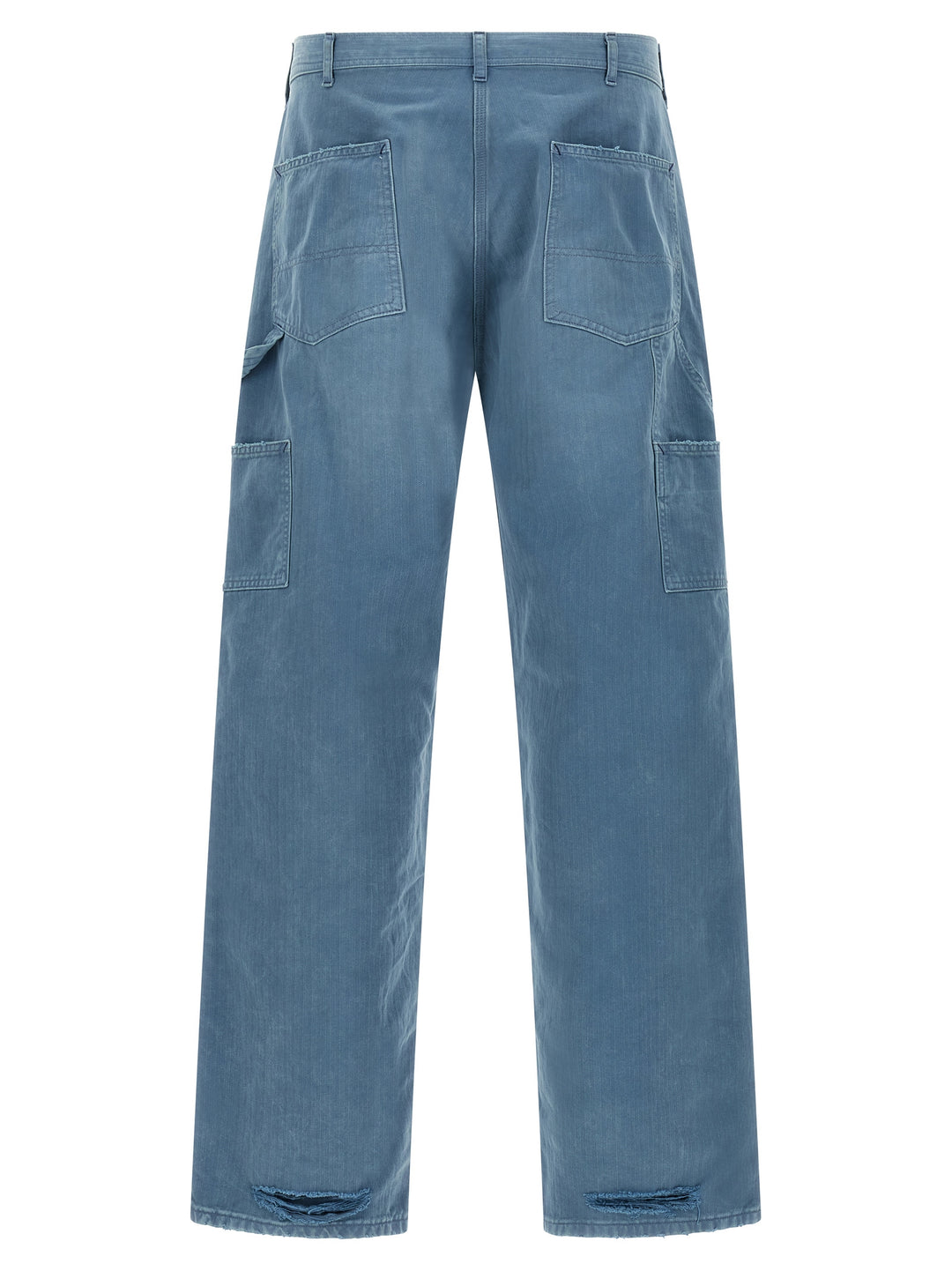 Maison Margiela Herringbone Jeans - Celeste | 60eb43b95605afd5ab15782f1b7bc09e54ca9c0d