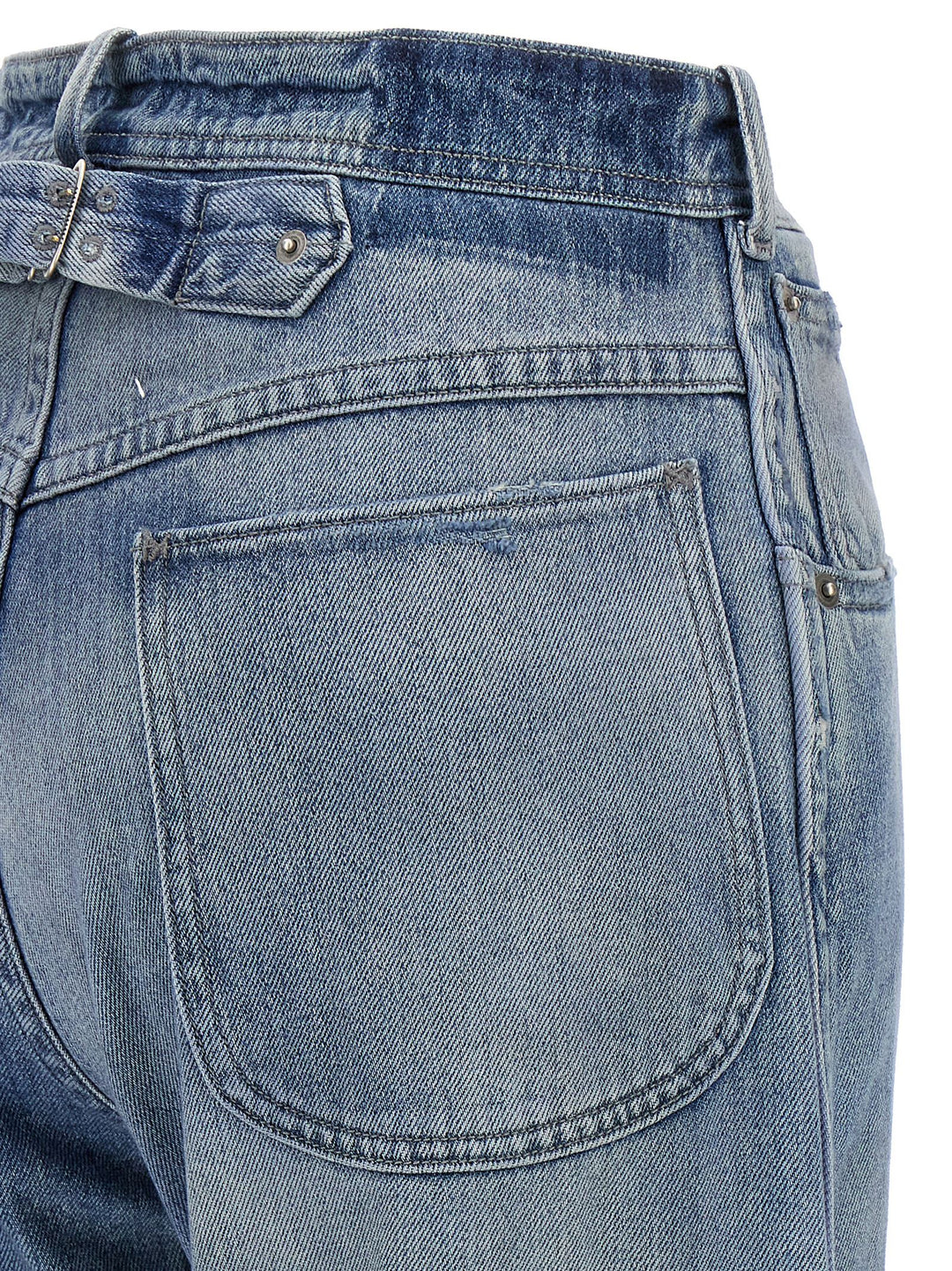 Maison Margiela Buckle Jeans - Celeste | 1d9f98173310752c8e142a632efc2aafa6fba71a