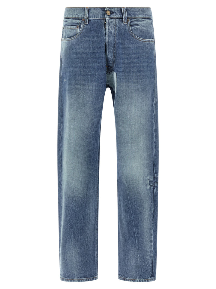 Maison Margiela Patch Jeans - Blu | 81ec45f5d6a1d4941573270f5845904ee2c255d8