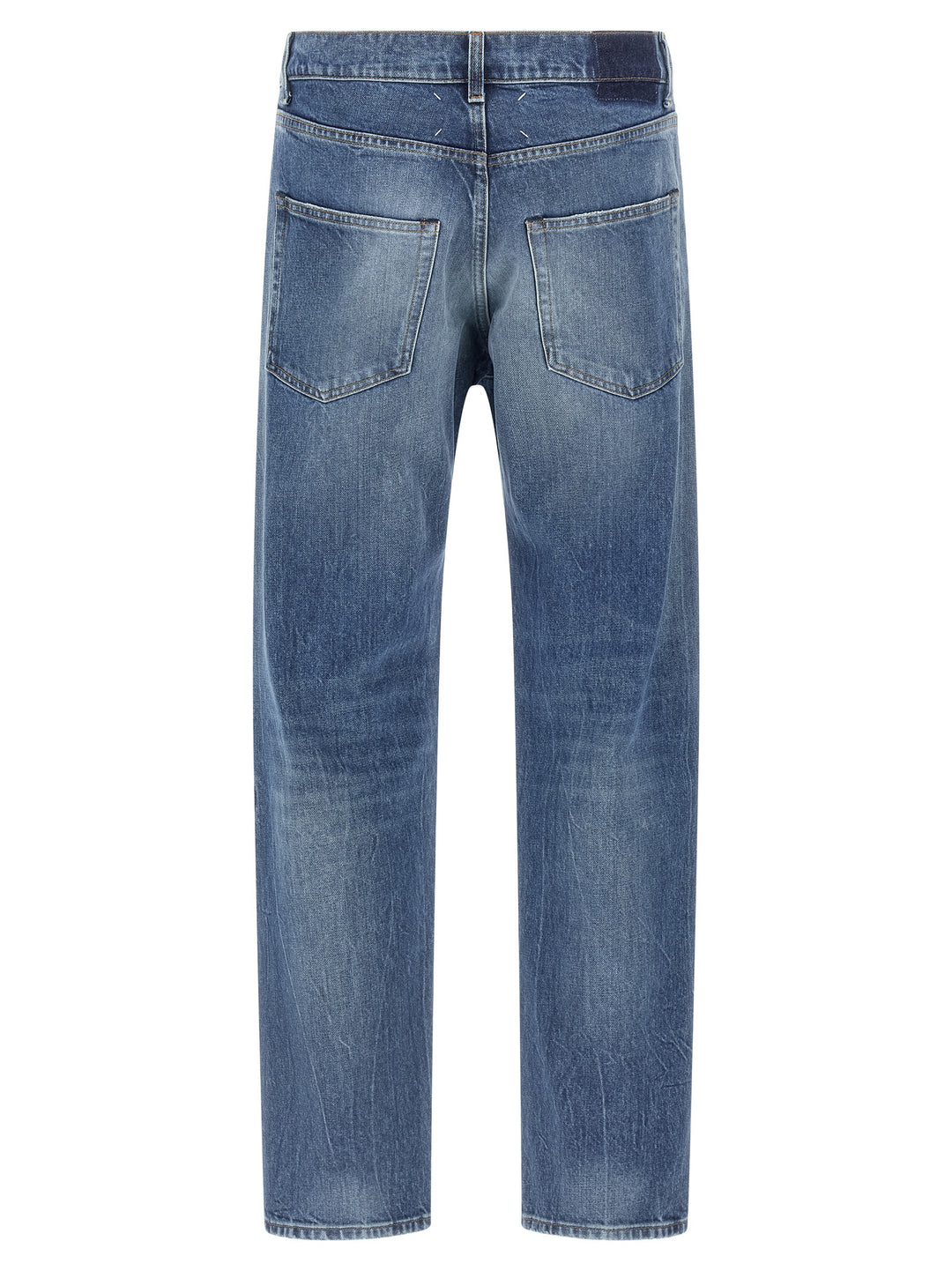 Maison Margiela Patch Jeans - Blu | cc149cd7715fd7b4ecee21354fff69da00049312
