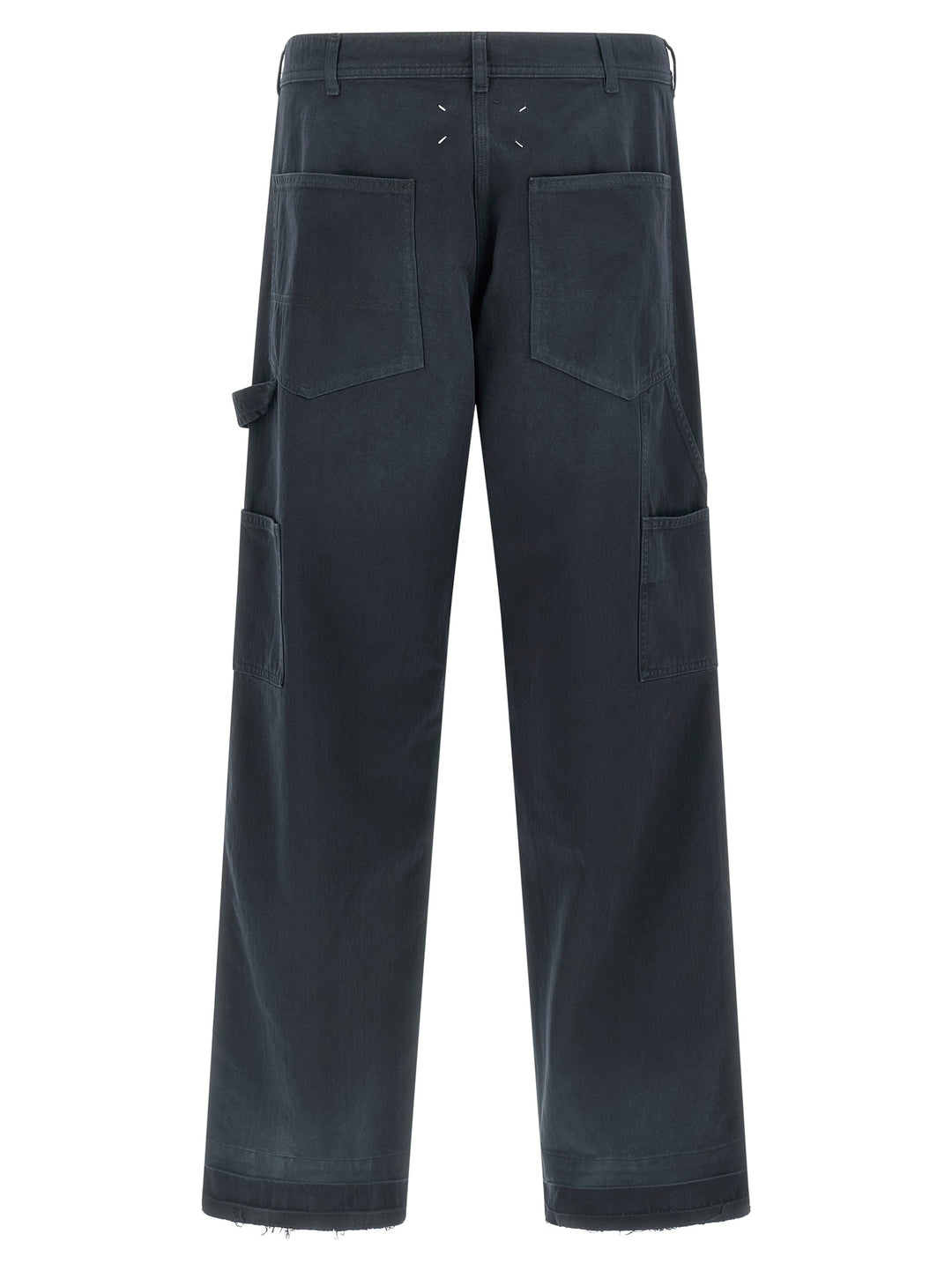 Maison Margiela Herringbone Trousers Pantaloni - Blu | 5804eeee6a5caf35839872e7f8aa2c075dac7c6a