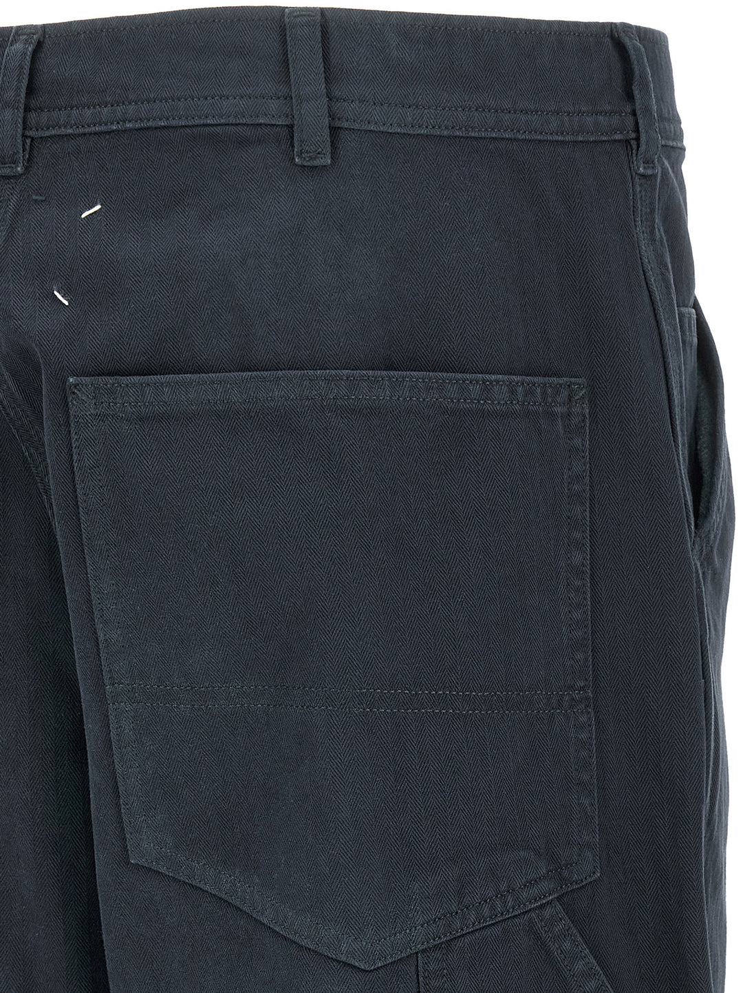 Maison Margiela Herringbone Trousers Pantaloni - Blu | cabd08ebe2df31faaf95b50d19a7f2a917708c50