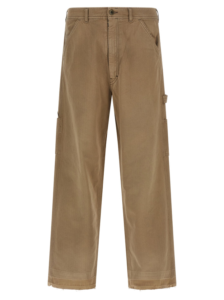 Maison Margiela Herringbone Trousers Pantaloni - Beige | 298879a6c704c1f28981f7a4baf2b4aa5848b966