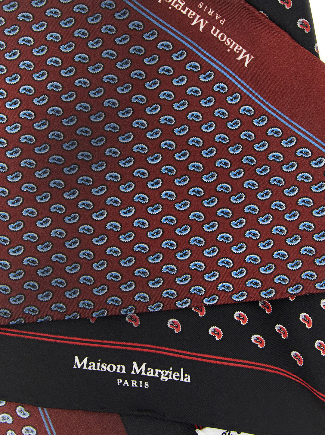 Maison Margiela Paisley Print Double-Sided Scarf Sciarpe - Multicolor | deed97c831f4189a82f32850b01ac16f7e61c04e