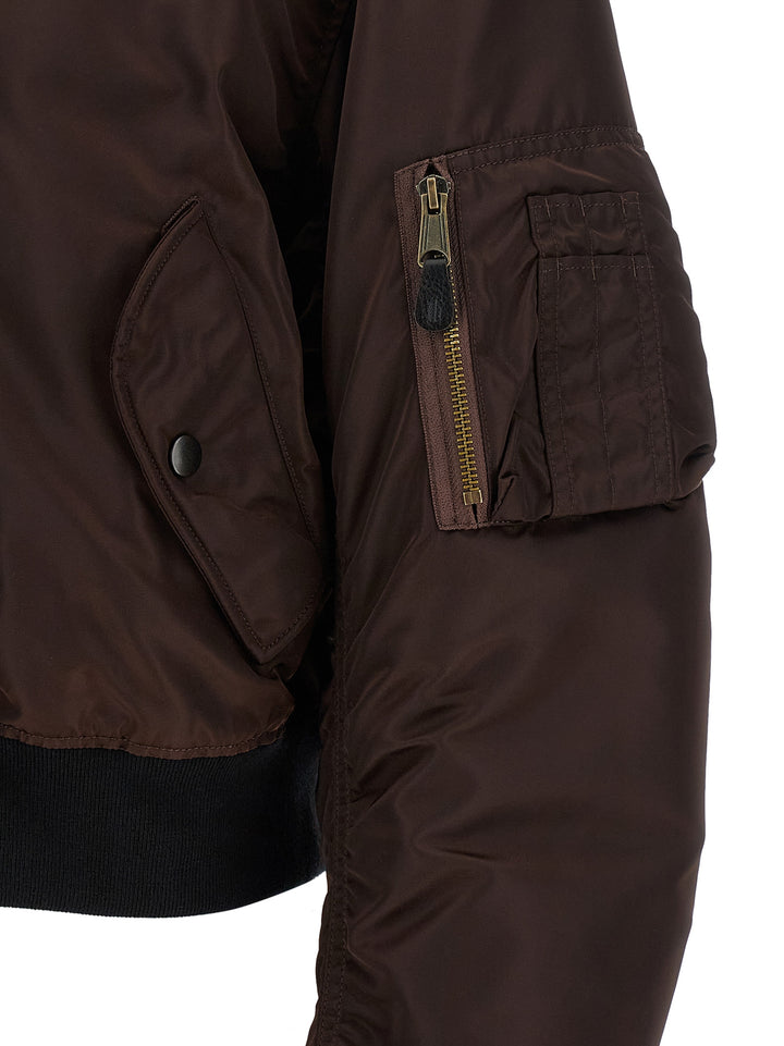 Maison Margiela Ma-1 Puffer Jackets - Marrone | f9b7e87c6ead4db24f9d5f27f7f4b7ce638d7828