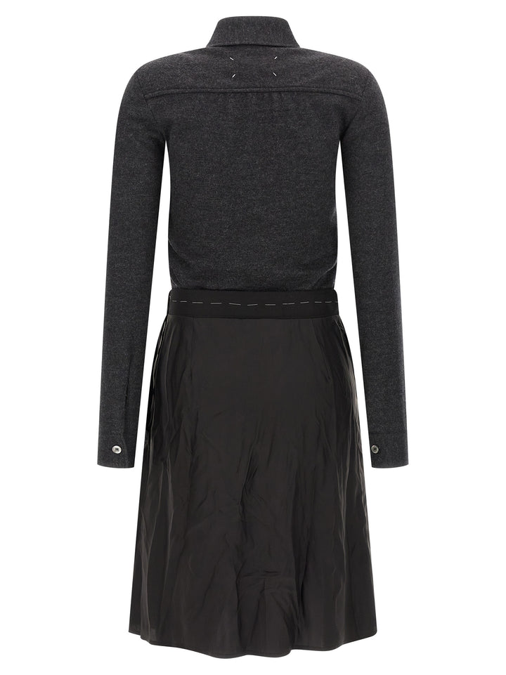 Maison Margiela Shirt Dress Abiti - Grigio | d2058ab81869d94bcf26cc77afb19bf719ccbd4d