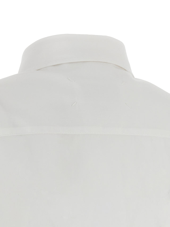 Maison Margiela Dotton-Down Shirt Camicie - Bianco | 6c953aed21e3ca7b309dbdfb76f45f8ca8f8775a