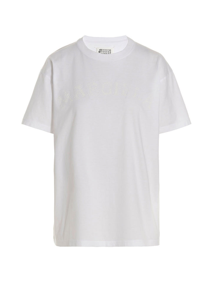 Maison Margiela Logo T shirt - Bianco | 81daa30188497479e1ff5b4fe1941f83cfbbf47a