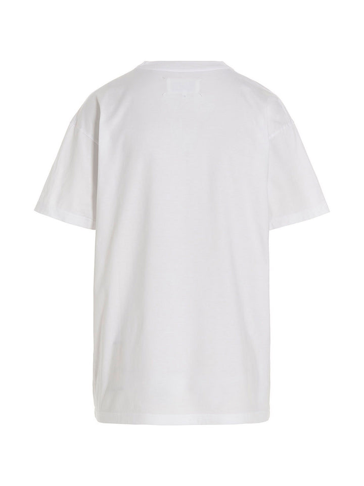 Maison Margiela Logo T shirt - Bianco | f74984f5a5ebbb1767f3835ba1be4bf33650f830