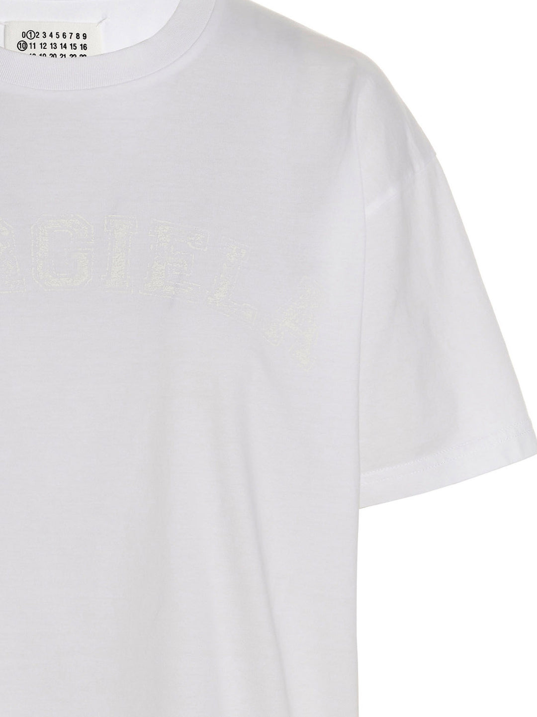 Maison Margiela Logo T shirt - Bianco | cd4bfd96f380b62e4fc1adbc8b4ef7a5b3f76345