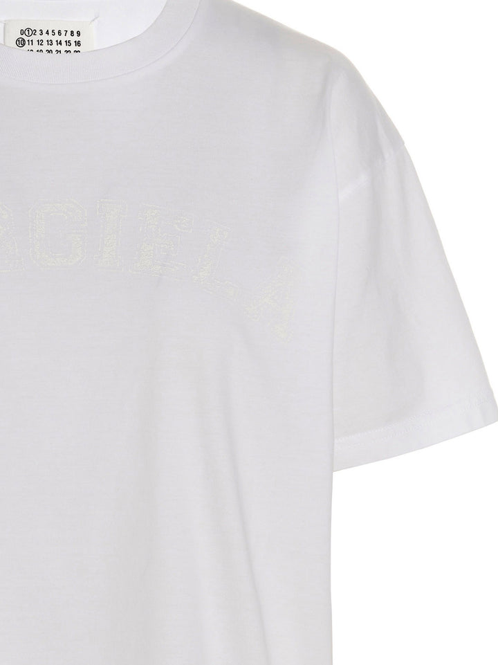 Maison Margiela Logo T shirt - Bianco | cd4bfd96f380b62e4fc1adbc8b4ef7a5b3f76345