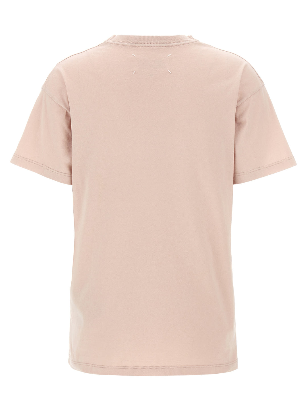 Maison Margiela Logo Embroidery T shirt - Rosa | 6efaa36380f7f46a1abcfbd5acd077fc016c52be