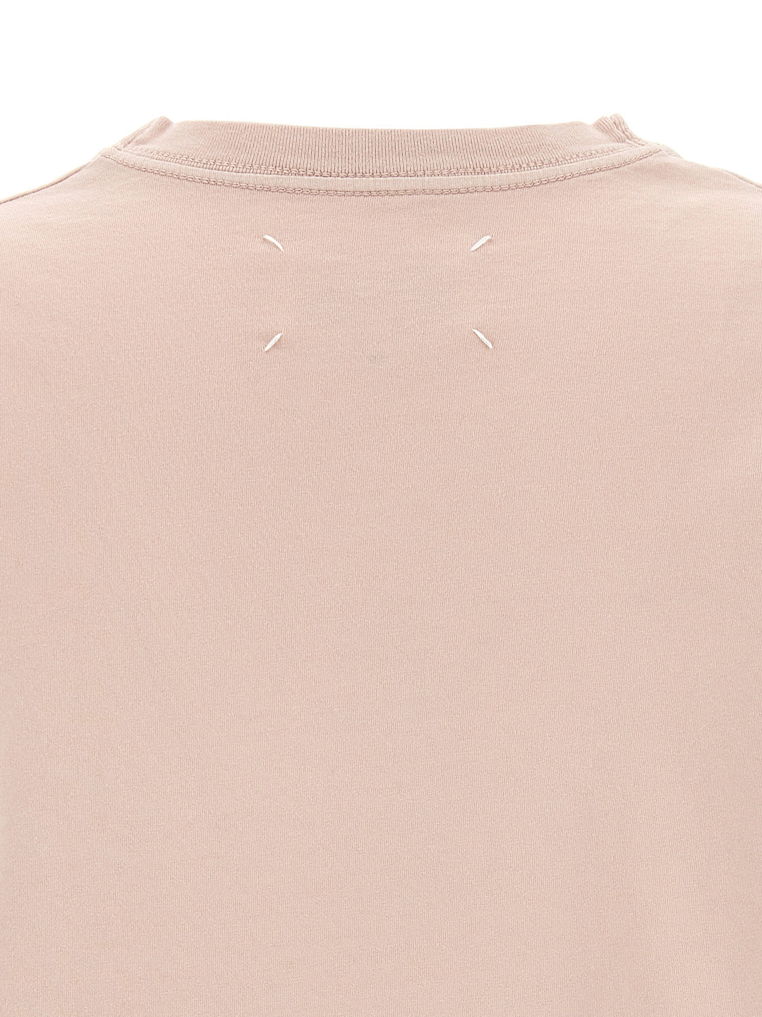 Maison Margiela Logo Embroidery T shirt - Rosa | 64e4c0721fdf3c2a1924973edc4ba4817a5c7985