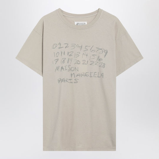 Numeric Sand-Coloured Cotton T-Shirt