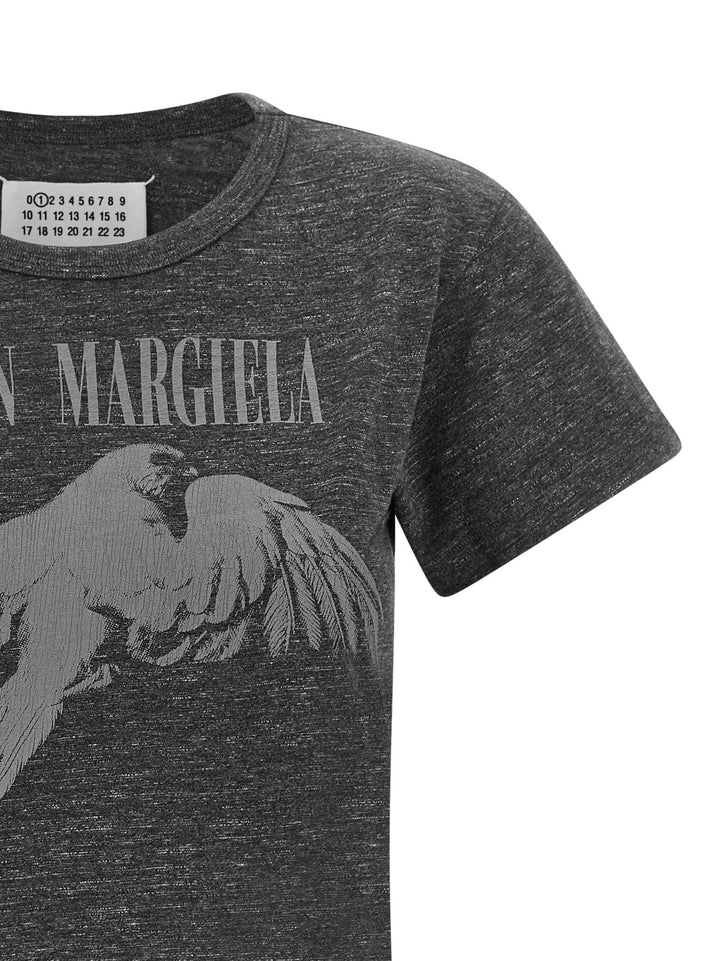 Maison Margiela Graphic Print T shirt - Grigio | 86067b33f858e6efc6beaeb69aba2f5f2b6bb4e7