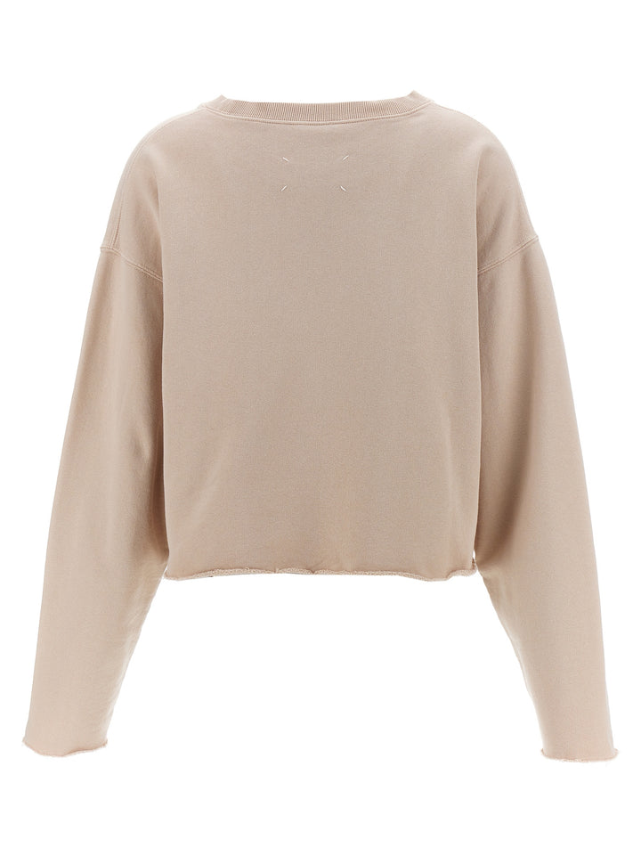 Maison Margiela Logo Embroidery Felpe - Rosa | a97acb001a737f690e2125f12253bd03d3e04b22