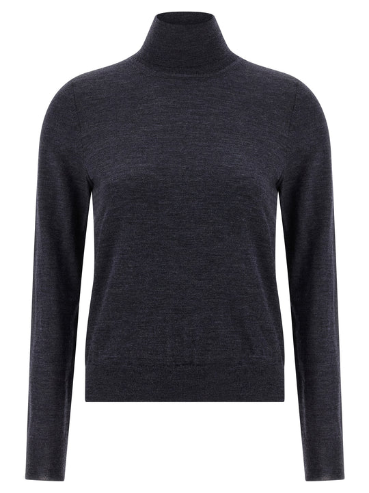 Wool Turtleneck Sweater Maglioni Blu