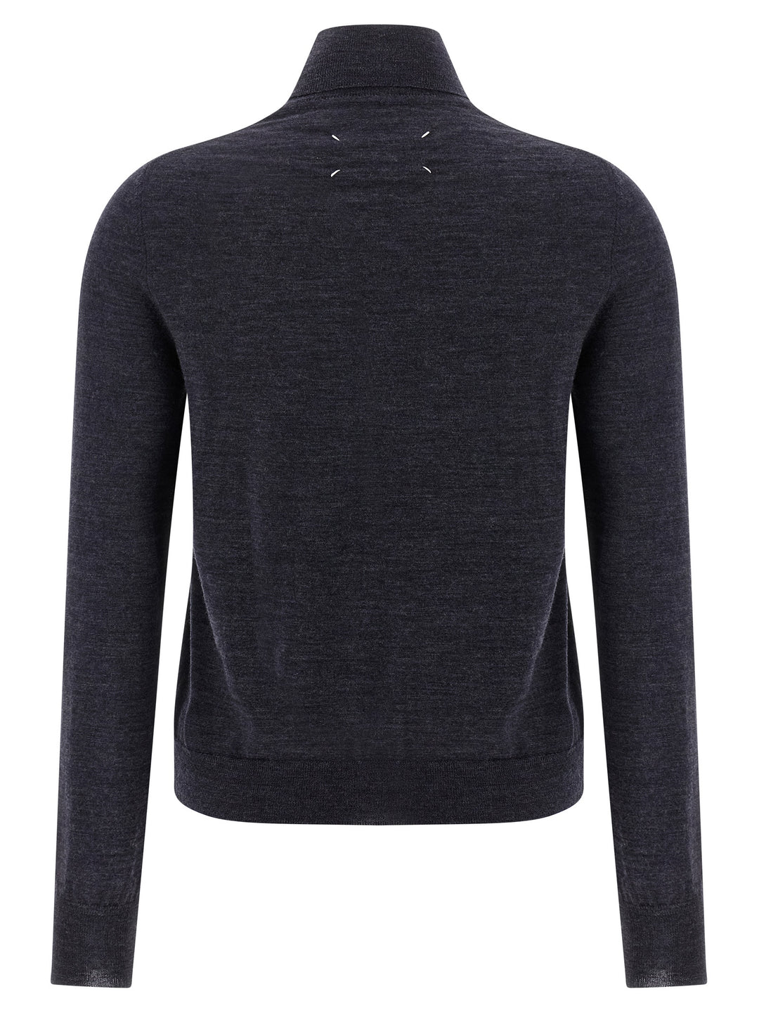 Maison Margiela Wool Turtleneck Sweater Maglioni - Blu | 8b658882198f604909e44b722cf36ec432bcf652