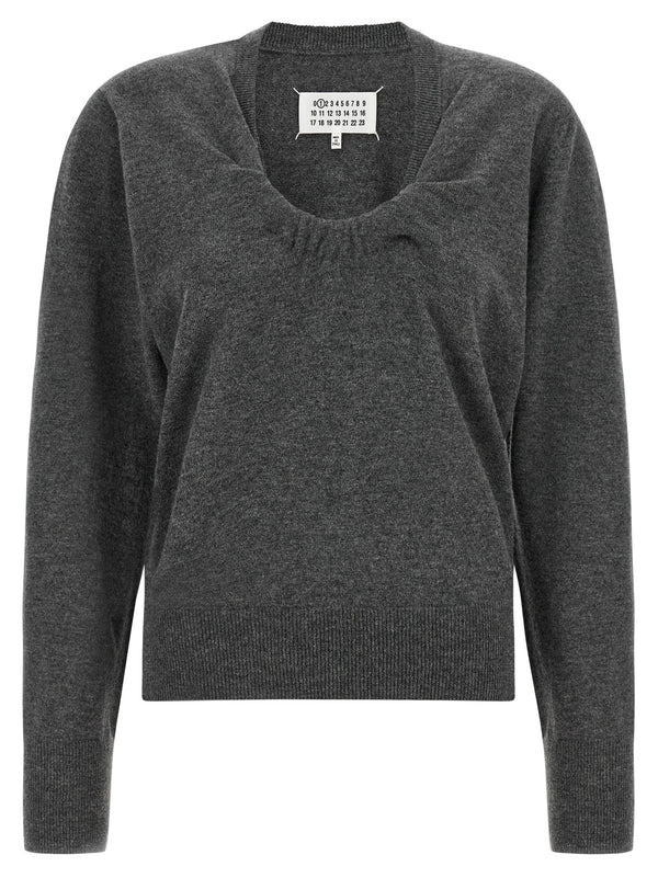 Twist Wool Sweater Maglioni Grigio