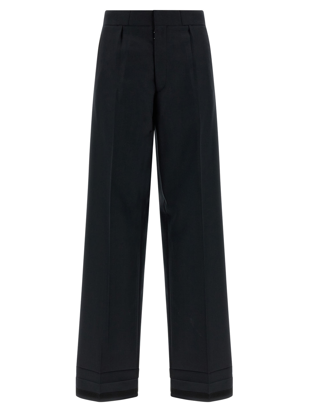 Maison Margiela Herringbone Trousers Pantaloni - Nero | 3280db8d0dce082459b7c45990986e3cfbbff6ef