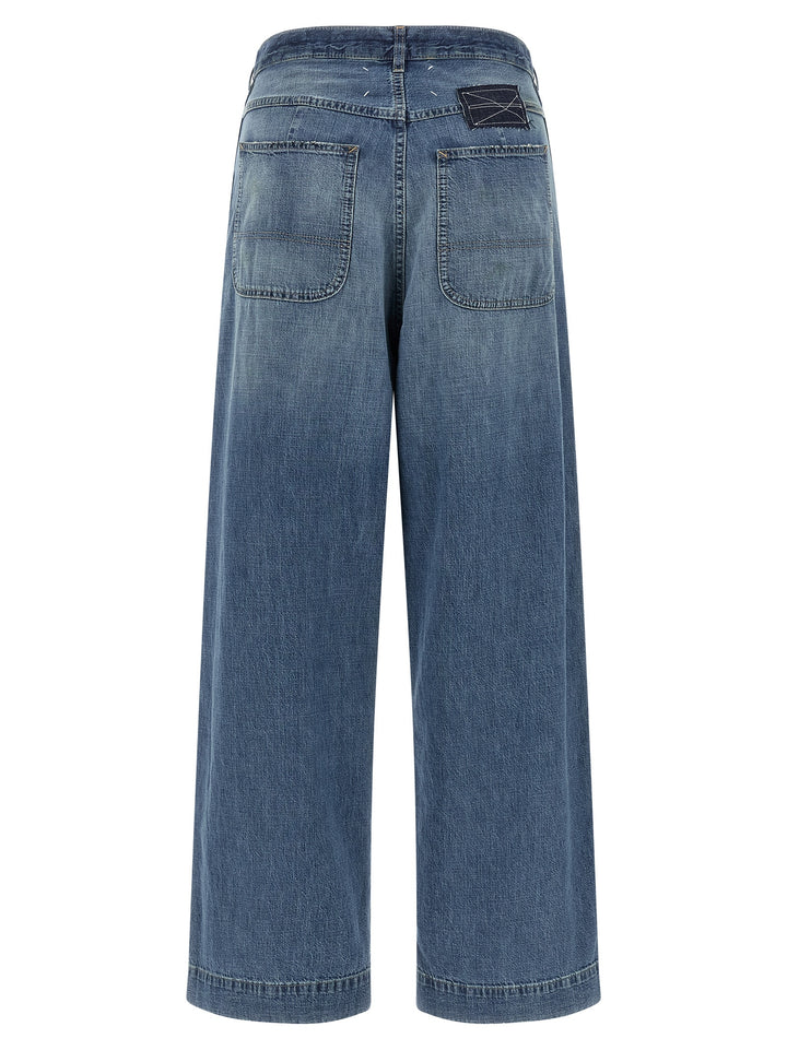 Maison Margiela Four Stitches Jeans - Blu | 1c834b4ed6ca0cbf87d2ffad066a7d93e14fe6ab