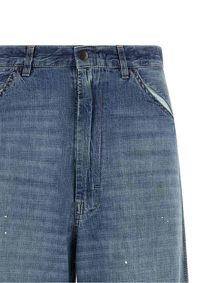 Maison Margiela Four Stitches Jeans - Blu | 4599f3985d6febabd67034652bc84cdeea61e1a5