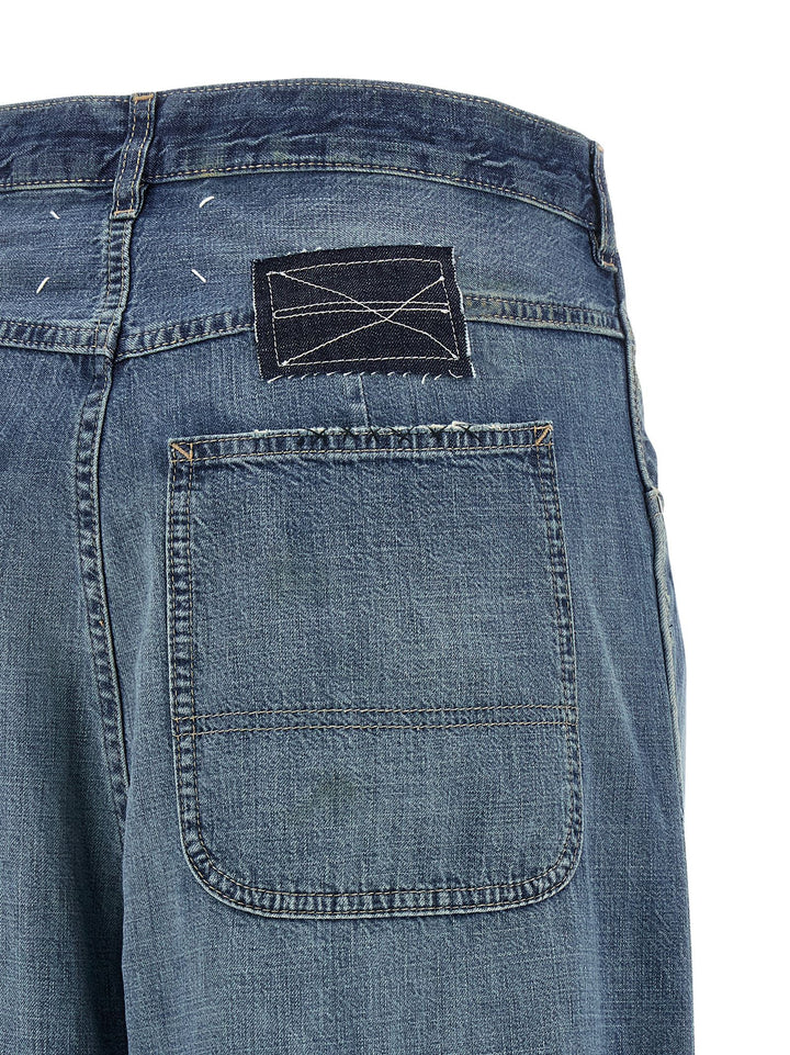 Maison Margiela Four Stitches Jeans - Blu | 6ab091d5abd85b01c790919a61a75c7b49a11dcb
