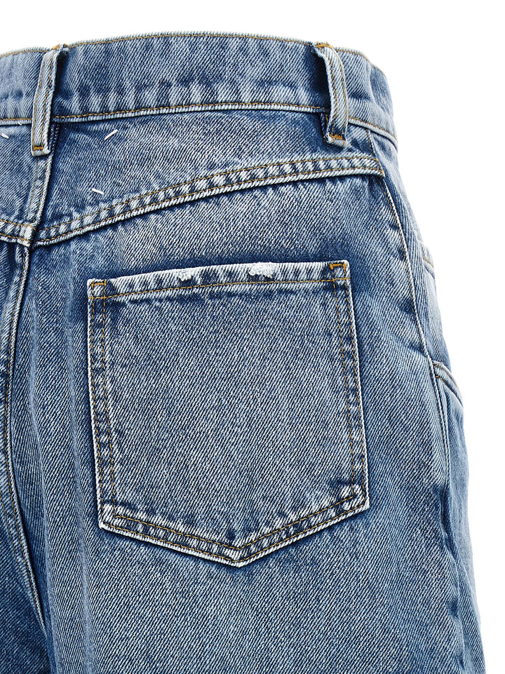 Maison Margiela Cut-Out Jeans - Celeste | af4ebafd6b498adfda237dbcf6407a0514d790ca