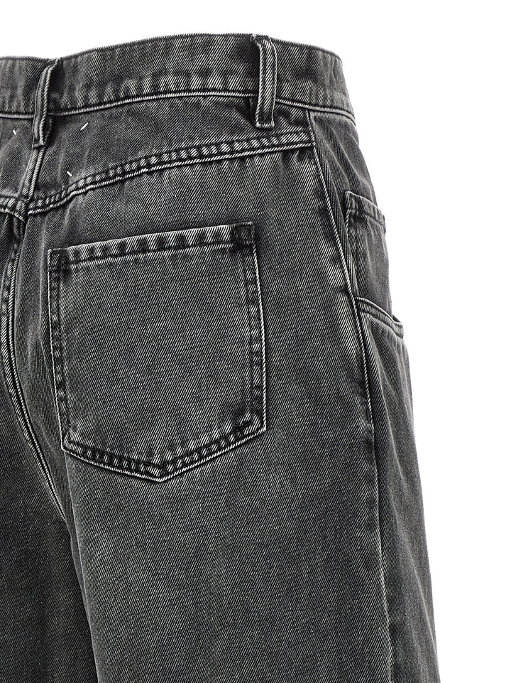 Maison Margiela Cut-Out Jeans - Nero | cf2ff1d6788433879726cd3bac386a8f83a82245