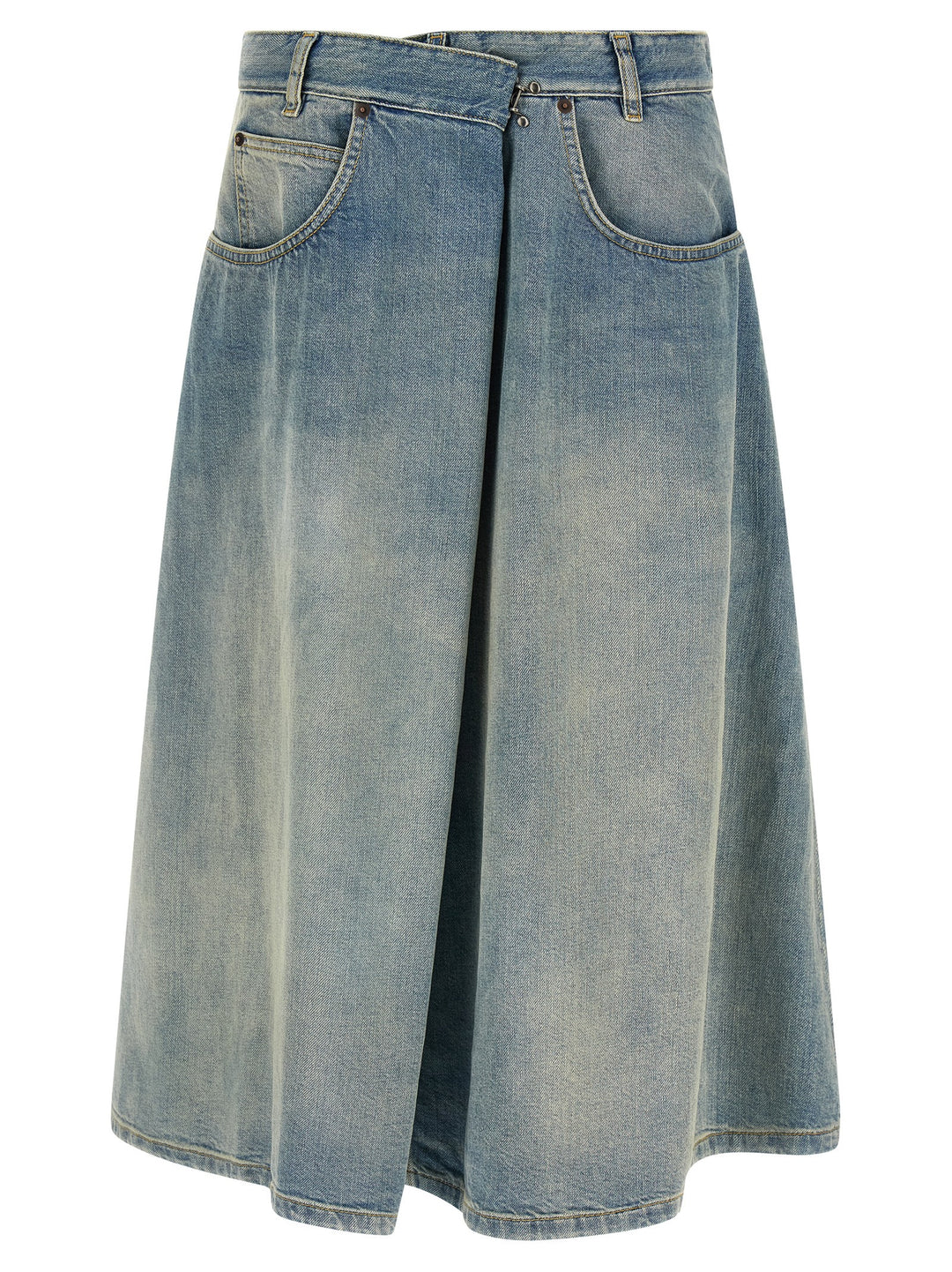Maison Margiela Wrap Skirt Gonne - Celeste | ee1e05a3ce8ae33d4b31b3573a48b630071a388f